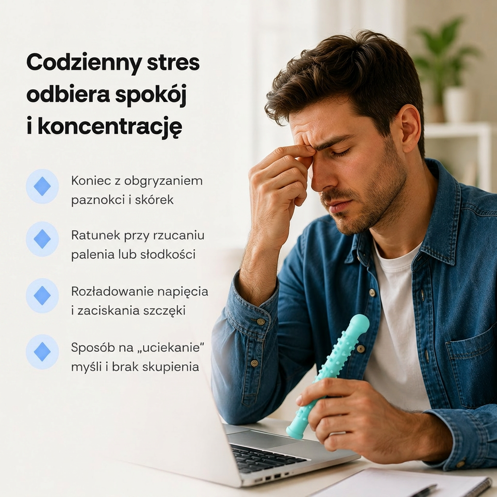 Codzienny stres odbiera spokój i koncentrację — SonicSticks pomaga się wyciszyć